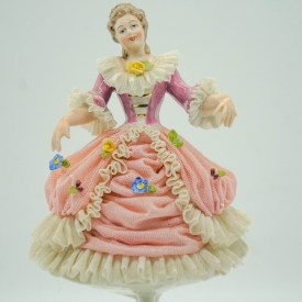 Porcelain Doll w/ Knit Dress
