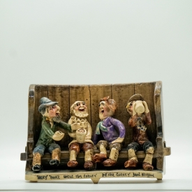 Devon Runnaford Widecombe Fair Figures On Bench