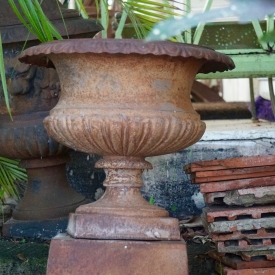 Victorian Cast Iron urn